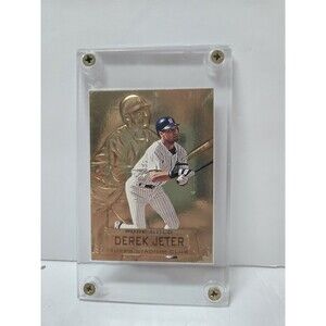DEREK JETER 1997 Topps Stadium Club PURE GOLD INSERT  EMBOSSED  PG-19